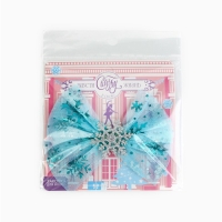 Бант заколка для волос новогодняя &laquo;Сказка&raquo;, на Новый год, 12,5 х 7,5 см