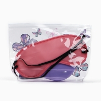 Подарочный набор &laquo;Бабочки&raquo;: косметичка, маска для сна и расчёска