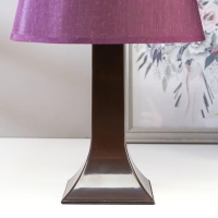 Лампа настольная 62104 1хЕ27 15Вт фиолетовый d=22 см, h=34,5 см RISALUX