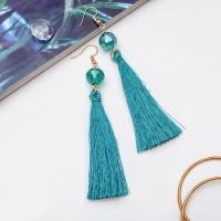 Серьги ассорти &laquo;Кисти&raquo; диско, цвет лазурный в золоте, L кисти 7 см