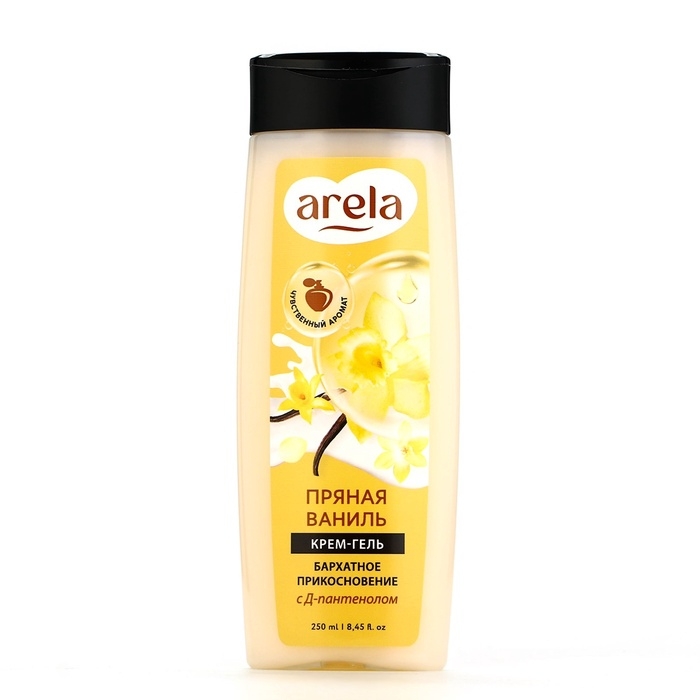 Крем-гель для душа ARELA, 250 мл, аромат пряной ванили Крем-гель для душа ARELA, 250 мл, аромат пряной ванили