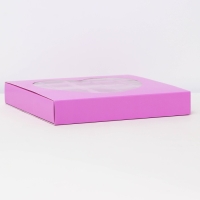 Коробка для конфет 25 шт, 22 х 22 х 3,5 см. Кондитерская упаковка