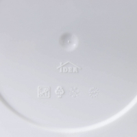 Горшок с поддоном &laquo;Камни&raquo;, 2,6 л, цвет белый