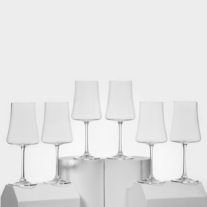Набор бокалов для вина Bohemia Crystal &laquo;Экстра&raquo;, 560 мл, 6 шт
