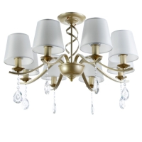 Люстра "Сапфира" 8хЕ14 40т шампанское золото 72х72х40 см Люстра "Сапфира" 8хЕ14 40т шампанское золото 72х72х40 см