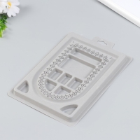 Доска-органайзер для бисероплетения и изготовления изделий из бусин 15,8х23х1,3 см Доска-органайзер для бисероплетения и изготовления изделий из бусин 15,8х23х1,3 см