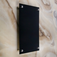 Дистанционный держатель для табличек, 12х25 мм, цвет матовый никель,набор 10 шт. Дистанционный держатель для табличек, 12х25 мм, цвет матовый никель,набор 10 шт.