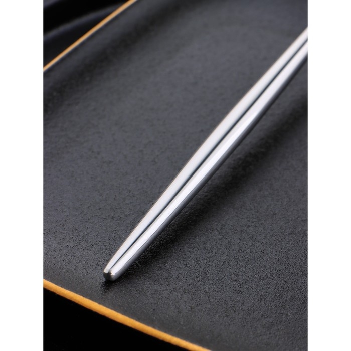 Вилка десертная из нержавеющей стали &laquo;Торнбери&raquo;, длина 18,2 см, толщина 6 мм, цвет серебряный