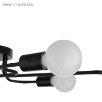 Люстра 53062/6 6х5Вт Е27 черный 84х45х14см