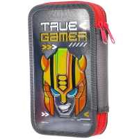 Пенал каркасный с эффектом металлик, 2 секции, 125х205х40 мм, ламинированный картон, Трансформеры Пенал каркасный с эффектом металлик, 2 секции, 125х205х40 мм, ламинированный картон, Трансформеры