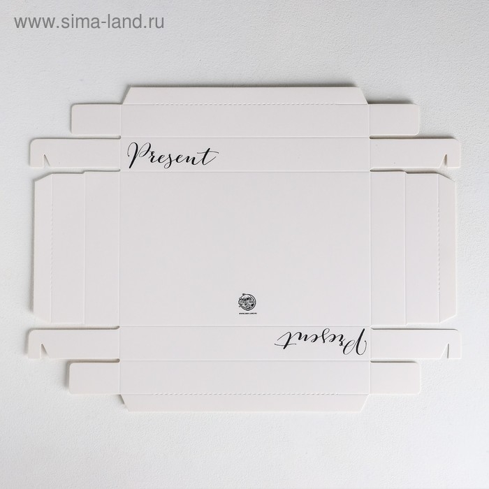 Коробка кондитерская &laquo;Present&raquo;, 22 х 8 х 13,5 см
