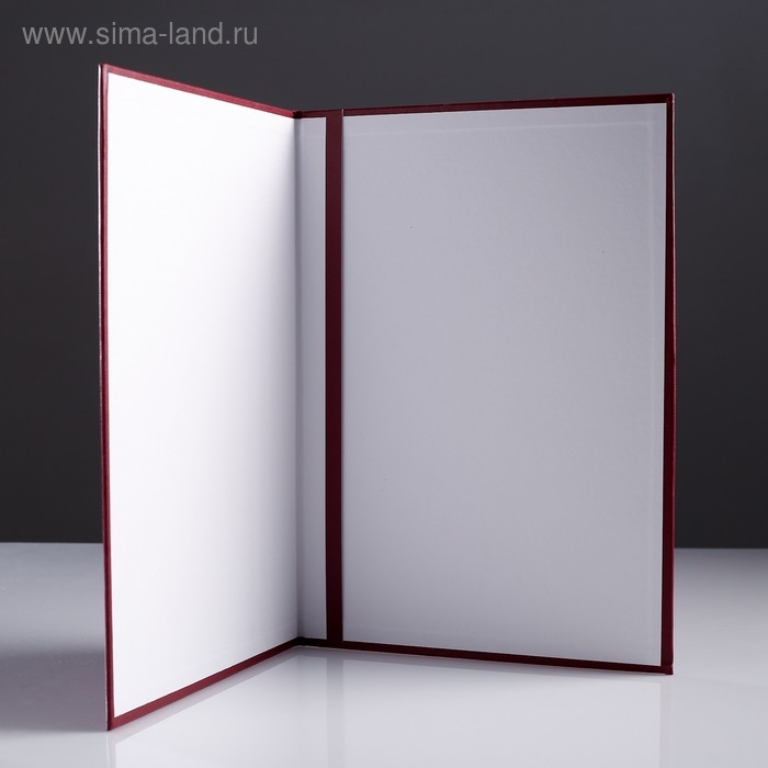 Папка адресная Папка адресная "Универсальная" бумвинил, мягкая, бордовый, А4