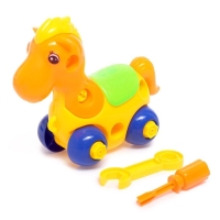 Конструктор винтовой &laquo;Лошадка&raquo;, 20 деталей