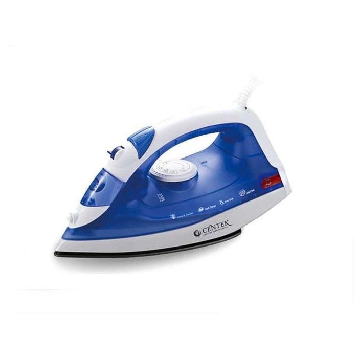 Утюг Centek CT-2320, 1800 Вт, антипригарное покрытие, вертикальное отпаривание, голубой Утюг Centek CT-2320, 1800 Вт, антипригарное покрытие, вертикальное отпаривание, голубой