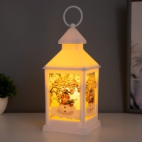 Ночник "Рождественский" LED 1Вт 3хAАА белый 10,5х10,5х25см Ночник "Рождественский" LED 1Вт 3хAАА белый 10,5х10,5х25см