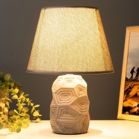 Настольная лампа "Бриана" Е14 40Вт серый 22,5х22,5х35 см RISALUX Настольная лампа "Бриана" Е14 40Вт серый 22,5х22,5х35 см RISALUX