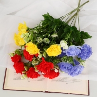 Букет "Гвоздики пушистые" 4х28 см, микс