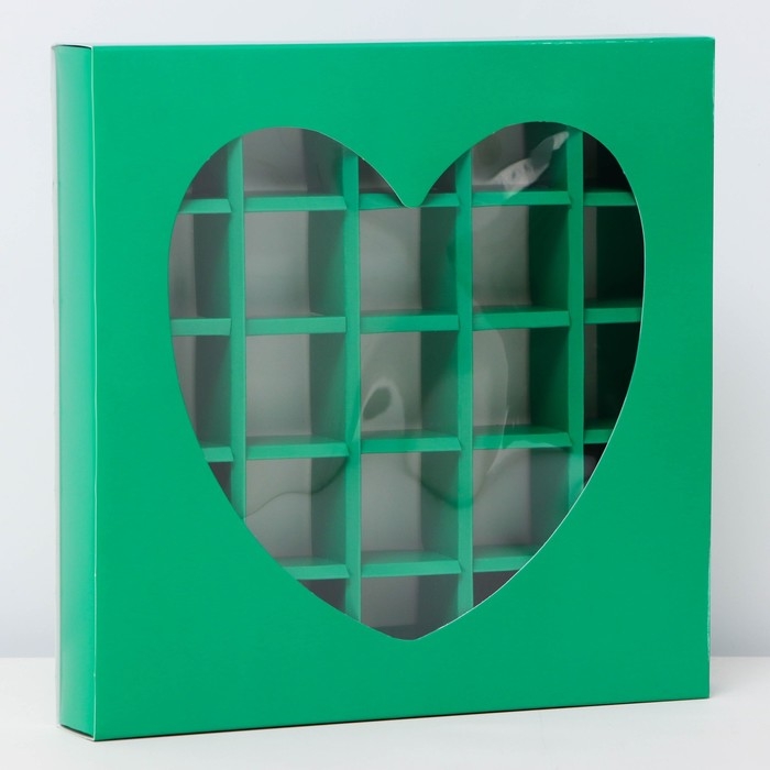 Коробка для конфет 25 шт, 22 х 22 х 3,5 см. Кондитерская упаковка Коробка для конфет 25 шт, 22 х 22 х 3,5 см. Кондитерская упаковка