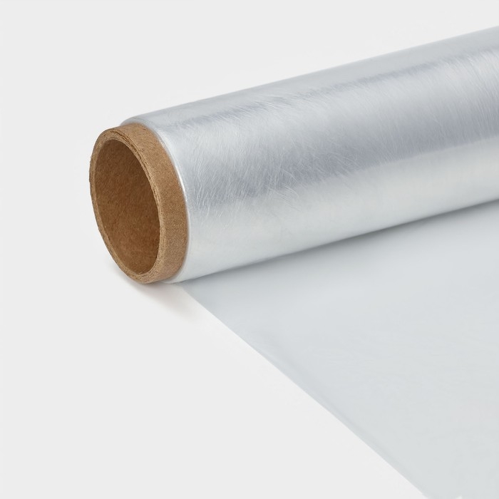 Плёнка пищевая Доляна, 45 см &times; 100 м, 8 мкм, цвет белый