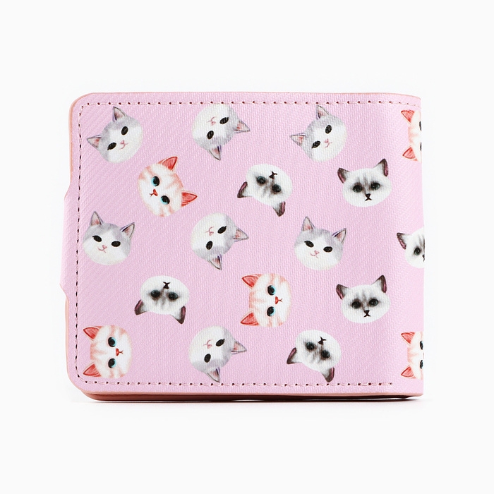 Кошелёк-книжка &laquo;Котики&raquo;, 11х9.5х2 см