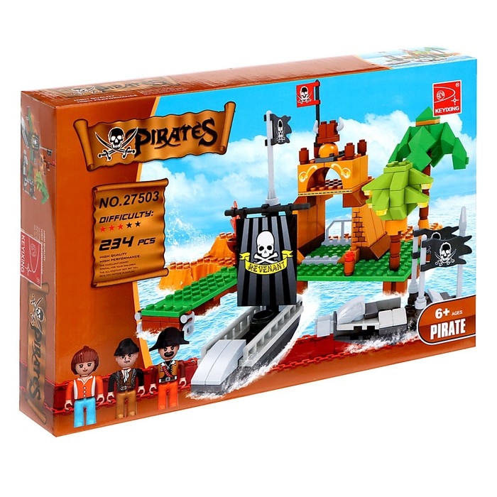 Конструктор Пираты &laquo;Бухта историй&raquo;, 234 детали