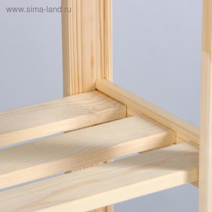 Стеллаж деревянный усиленный  150х64х28см, 5 полок