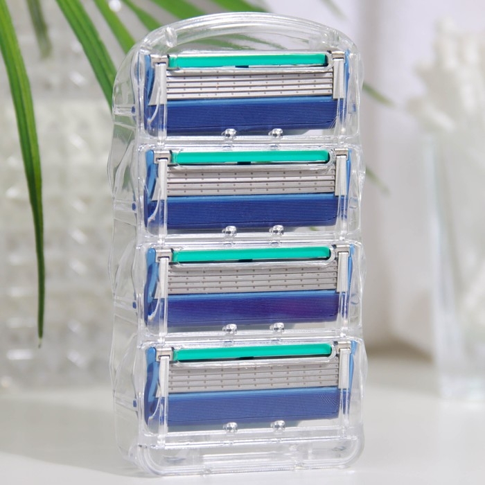 Сменные кассеты для бритья, 12 шт, совместимы с Gillette Fusion Сменные кассеты для бритья, 12 шт, совместимы с Gillette Fusion