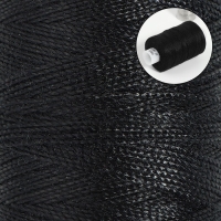 Нитки обувные, 100ЛЛ, 200 м, цвет чёрный, цена за 1 штуку Нитки обувные, 100ЛЛ, 200 м, цвет чёрный, цена за 1 штуку