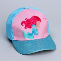 Кепка детская для девочки Miracle, цвет голубой, р-р. 52-54 Кепка детская для девочки Miracle, цвет голубой, р-р. 52-54