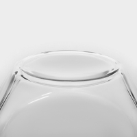 Банка для сыпучих продуктов стеклянная Bella, 1,7 л, с белой пластиковой крышкой