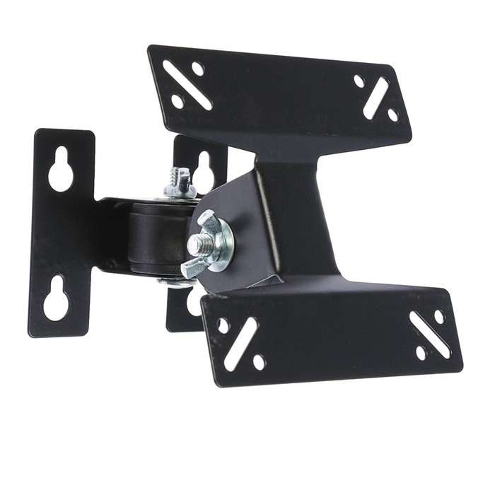 Кронштейн Luazon KrON-72, для ТВ, наклонно-поворотный, 14-32 Кронштейн Luazon KrON-72, для ТВ, наклонно-поворотный, 14-32", 100 мм от стены, чёрный