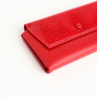 Кошелёк женский на магнитах, цвет красный Кошелёк женский на магнитах, цвет красный