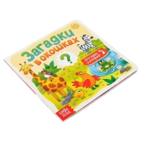 Книга картонная с окошками «Загадки в окошках» 10 стр. Книга картонная с окошками «Загадки в окошках» 10 стр.