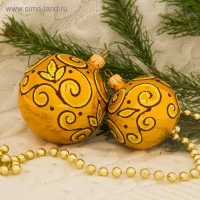 Набор ёлочных игрушек "Ивушка", 5 шт., микс Набор ёлочных игрушек "Ивушка", 5 шт., микс