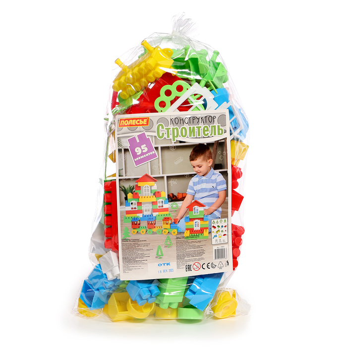 Конструктор «Строитель средний», 95 деталей Конструктор «Строитель средний», 95 деталей