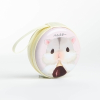 Футляр для монет/наушников на молнии, цвет белый