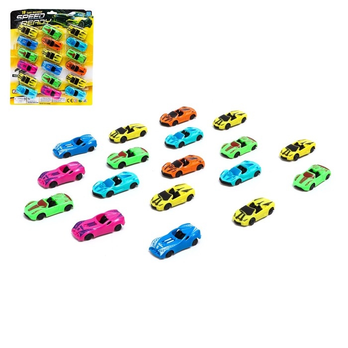 Набор машин &laquo;Рейсер&raquo;, 18 штук