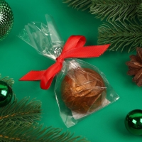 Новый год. Фигурный бомбочка с маршмеллоу "Ёлочный шар", 28 г &plusmn; 5 %