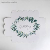 Коробка для печенья, кондитерская упаковка с PVC крышкой, &laquo;Крафт&raquo;, 20 х 30 х 8 см