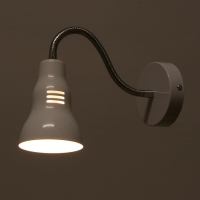 Бра 1865/1WT E27 40Вт белый 9х39х13 см