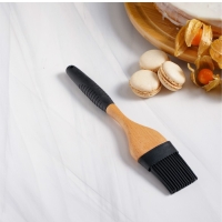 Кисть Доляна &laquo;Макота&raquo;, силикон, 23,5 см, цвет чёрный