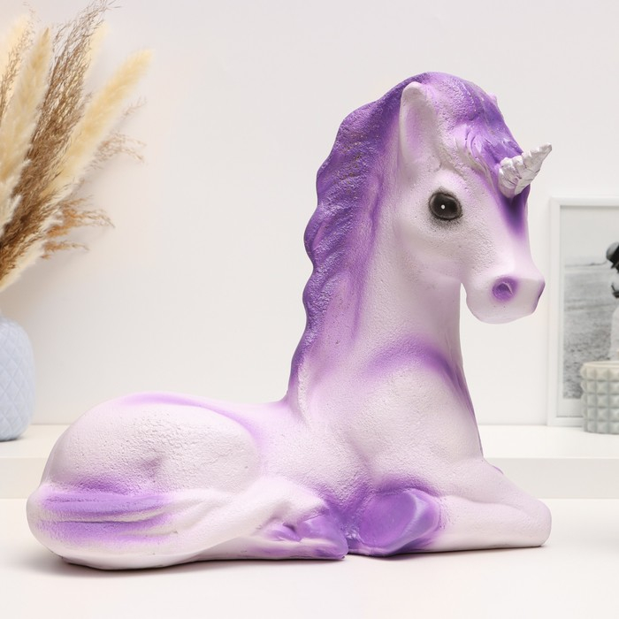 Копилка Копилка "Единорог" сиреневый, 21х40х34см