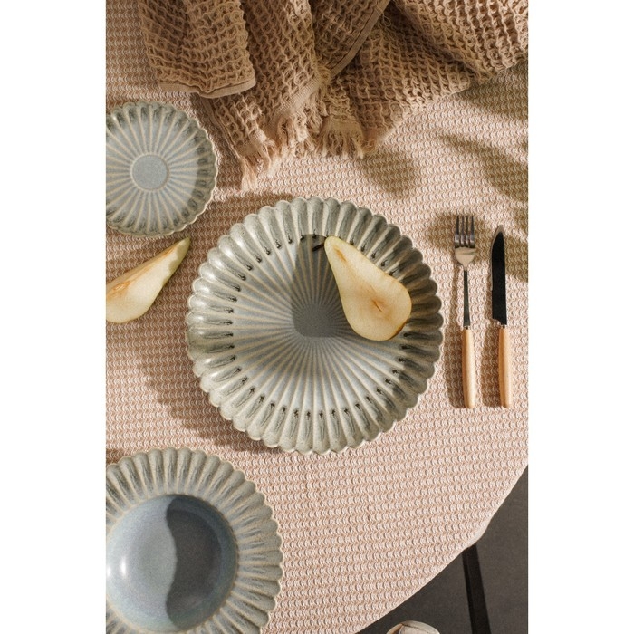 Блюдо для подачи SL Home &laquo;Эхо Крита&raquo;, d=25,5 см, цвет голубой