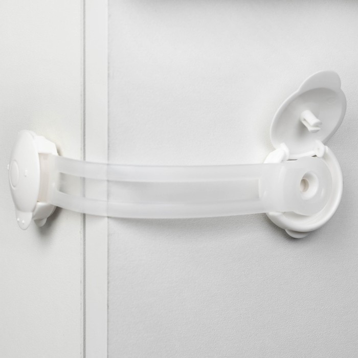 Набор блокираторов для дверей и ящиков, универсальные, 3 шт., цвет белый/прозр, Крошка Я