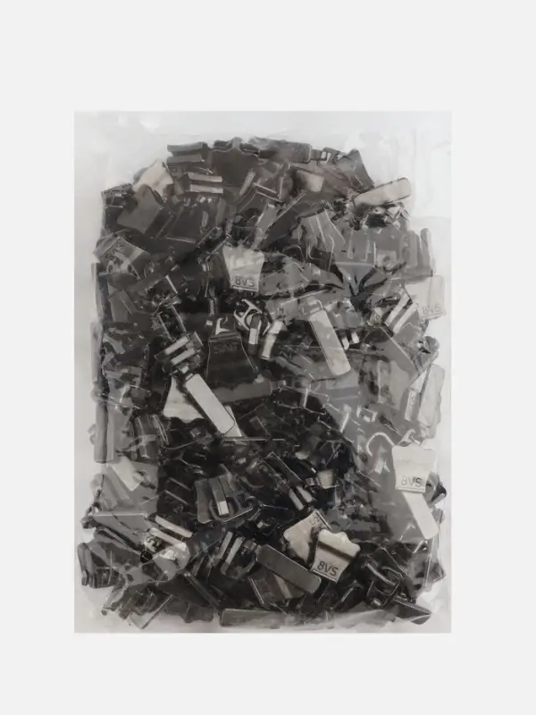 Бегунок для молнии &laquo;Трактор&raquo;, №8, цвет чёрный никель