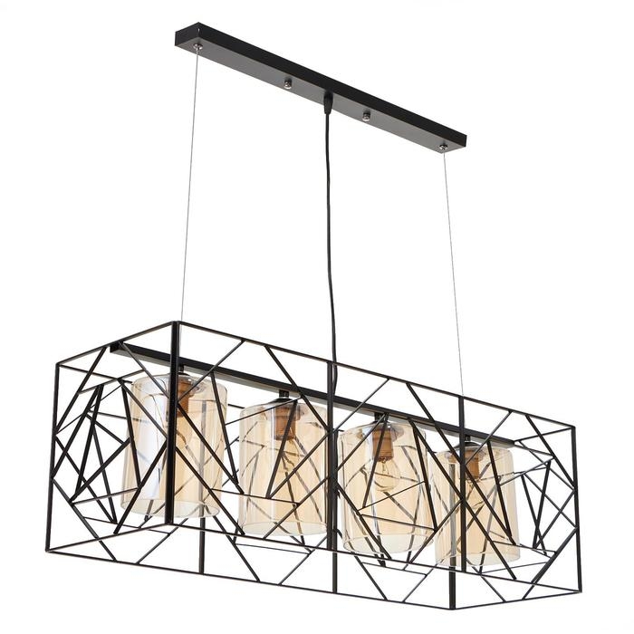 Светильник BayerLux 1692/4  E27 40Вт черный 71,3х24,5х23,5 см