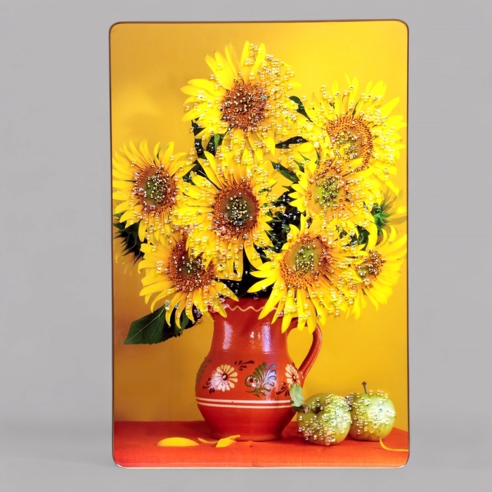 Картина акрил Картина акрил "Подсолнухи в вазе" 60х39,5 см