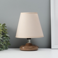 Лампа настольная "Мини" 1х40Вт Е14 бежевый 15х15х20см МОДЕЛЬ: 3133993