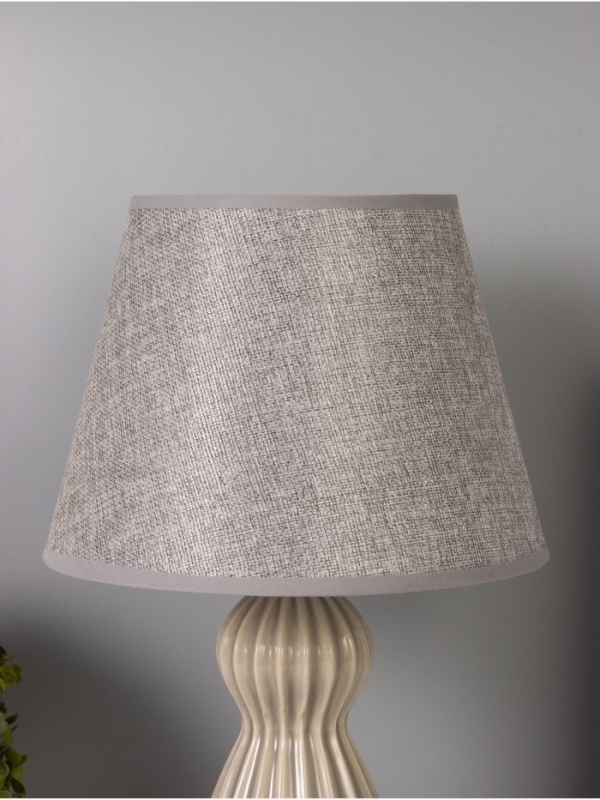 Лампа настольная "Поэзия" 40Вт Е14 срый 24х24х38см