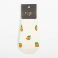 Носки-следки MINAKU «Ананасы», размер 36-39 (23-25 см) Носки-следки MINAKU «Ананасы», размер 36-39 (23-25 см)